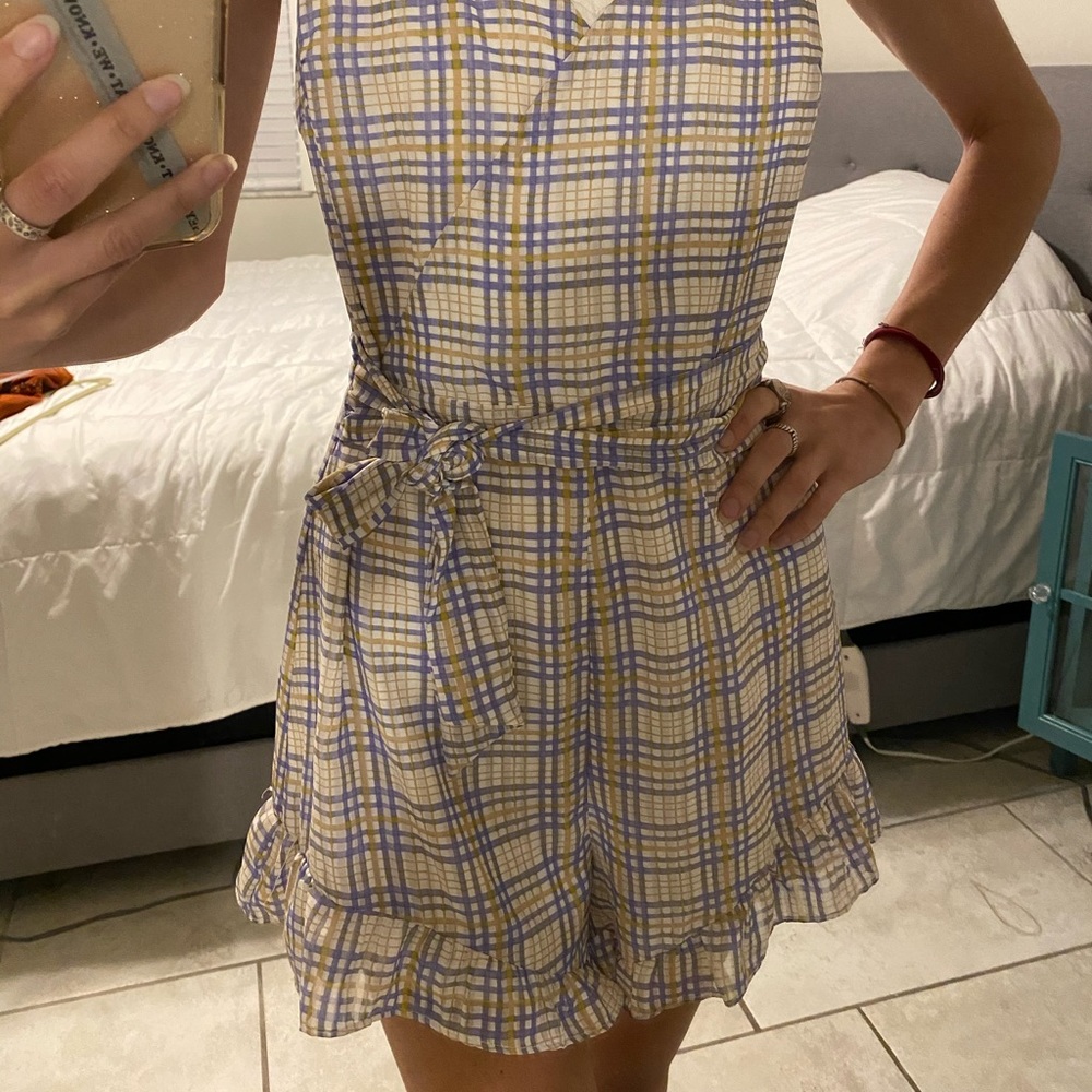 NWT Plaid Spring Romper!